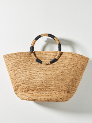 Sienna Straw Tote Bag