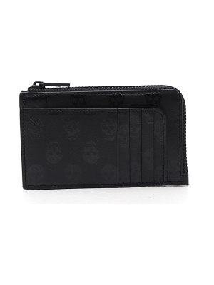 Alexander Mcqueen Skull Printed Cardholder