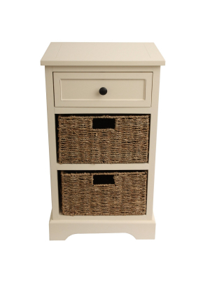 Montgomery One Drawer And 2 Basket Accent Chest - Décor Therapy