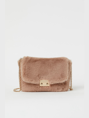 Faux Fur Shoulder Bag