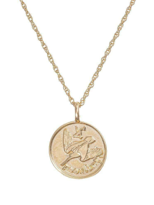 Worth Your Weight In Gold - 14k Gold 1930 Farthing Coin Necklace