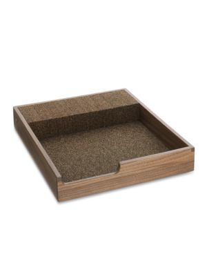 Walnut Knifedock In-drawer Deluxe Tray