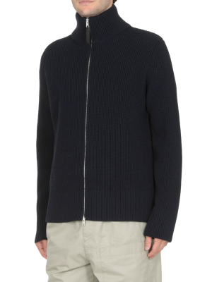 Maison Margiela Ribbed Zip-up Jacket