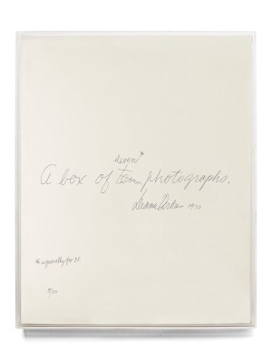 Diane Arbus: A Box Of Ten Photographs