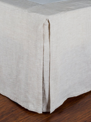 Pom Pom At Home Pleated Linen Bedskirt