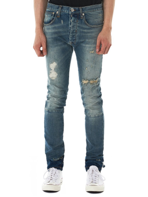 Stonewashed Distressed Jeans (umya003s18184001-stonewsh-blue)