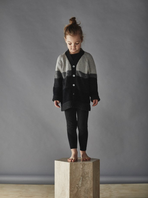 Bacabuche Strata Kid Cardigan - Black