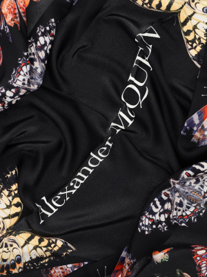 Alexander Mcqueen Butterfly Decay Scarf