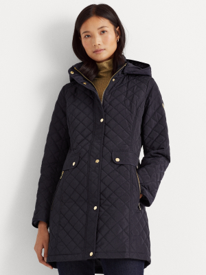 Diamond-quilted Jacket