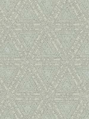 Norse Tribal Wallpaper In Grey From The Norlander Collection By York Wallcoverings