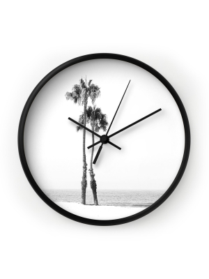 Bree Madden Two Palms Wall Clock - Deny Designs