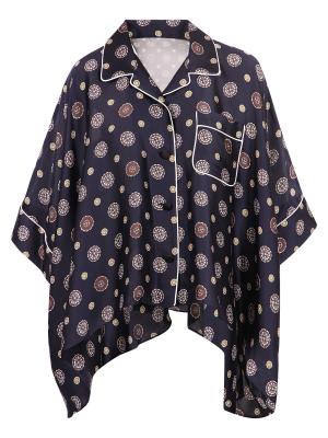 Sacai Pyjama Style Printed Shirt