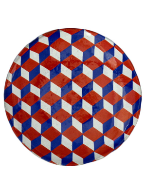 Tricolore Cube Plate