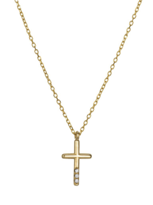 Diamond Cross Necklace