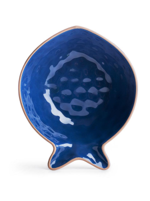 Small Fish Serving Bowl In Blue Design By Sagaform