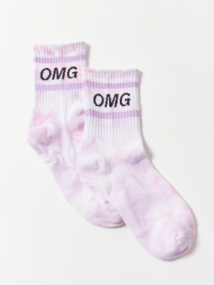 Tie-dye Sport Crew Sock