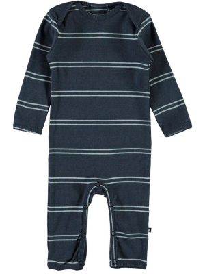 Molo Faso Onesie - Blue Stripes