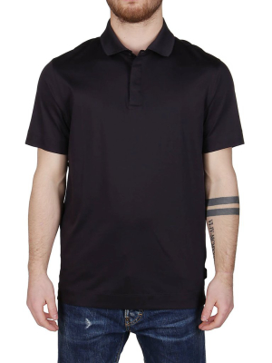 Z Zegna Plain Collar Polo Shirt