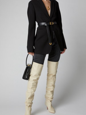 Barbara Leather Over-the-knee Boots