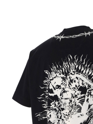 Givenchy Graphic Printed Crewneck T-shirt