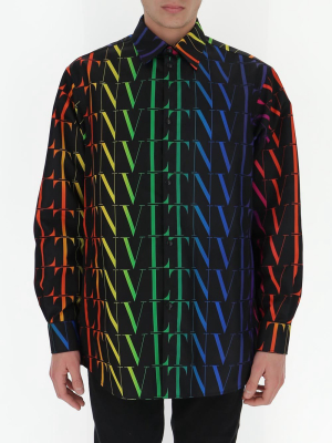 Valentino All-over Vltn Times Shirt