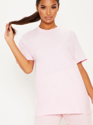 Ultimate Light Pink Oversized T Shirt