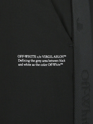 Off-white Logo-tape Detailed Trousers