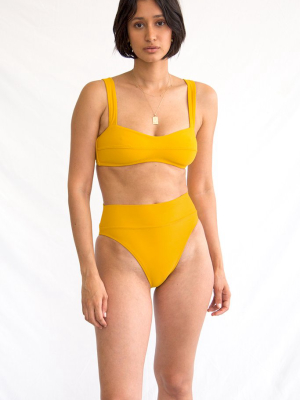 High Kick Brief In Ochre