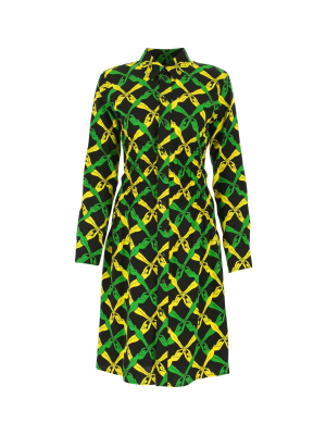 Bottega Veneta Fantasia Print Shirt Dress