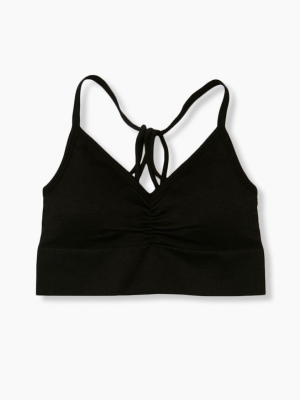 Seamless Caged-back Sports Bra