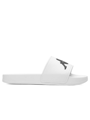 Kappa Authentic Adam 2 Slides - White/black