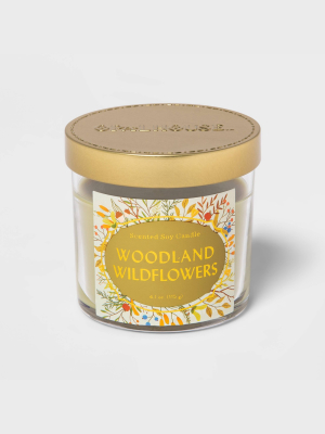 4.1oz Lidded Glass Jar Woodland Wildflowers Candle - Opalhouse™