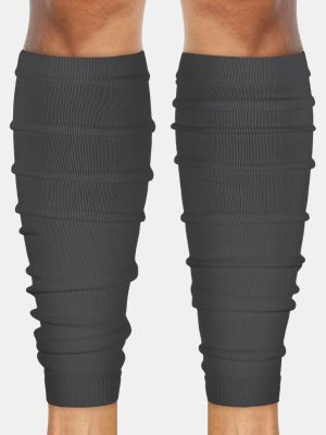 Hue Dark Gray Football Leg Sleeves