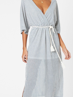 Stripe Midi Dress