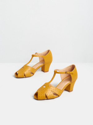 Obvious Enthusiasm T-strap Heel