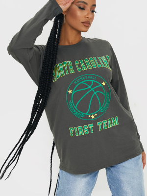 Grey North Carolina First Team Print Long...