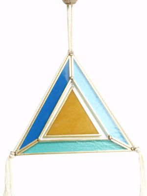 Double Triangle Stained Glass