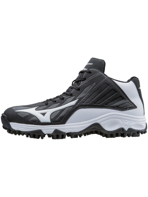 Mizuno Men's 9-spike Advanced Erupt 3 Mid Baseball Turf Shoe