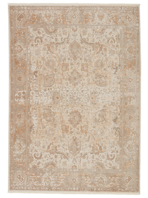 Jaipur Living Baptiste Oriental Taupe/ Cream Area Rug (9'6"x12'6")