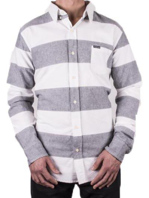 Bogo - Patched Striped Oxford Shirt