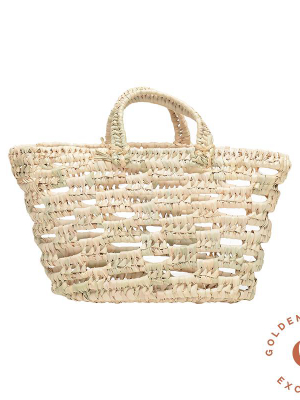 Exclusive Small Open Weave Mallorcan Tote