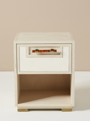 Dove Linen Nightstand