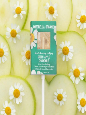 Seed-bearing Lollipop: Green Apple Chamomile