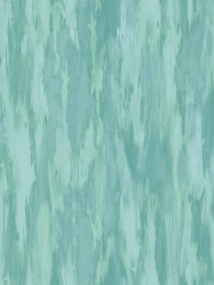 Stria Wallpaper In Blue And Green From The French Impressionist Collection By Seabrook Wallcoverings