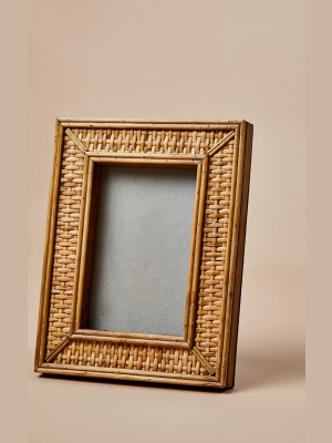 Beige Rattan Frame