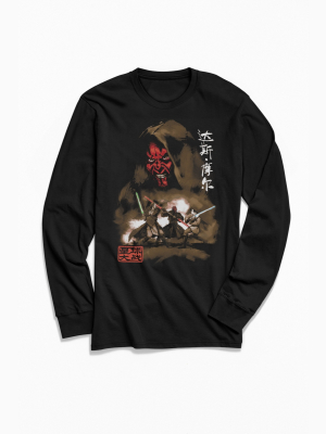 Star Wars Darth Maul Long Sleeve Tee