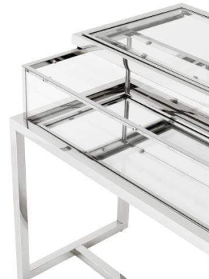 Eichholtz Harvey Console Table - Silver