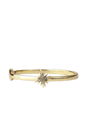 Pave Starburst Bangle