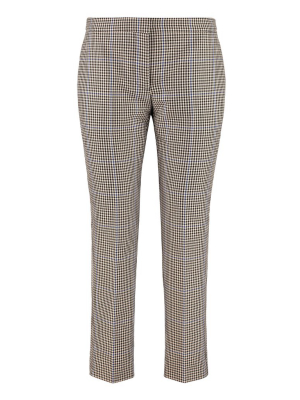 Alexander Mcqueen Houndstooth Straight Leg Trousers