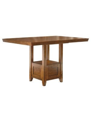 Ralene Rectangular Dining Room Counter Extendable Table Wood/medium Brown - Signature Design By Ashley